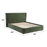 Cheryl Dark Green Full Bed - Ornate Home