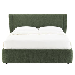 Cheryl Dark Green Queen Bed - Ornate Home