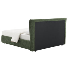 Cheryl Dark Green Queen Bed - Ornate Home