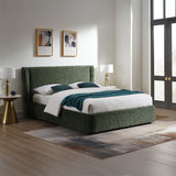 Cheryl Dark Green Queen Bed - Ornate Home