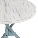 Chesapeake White/Blue Accent Table - Ornate Home