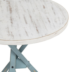 Chesapeake White/Blue Accent Table - Ornate Home