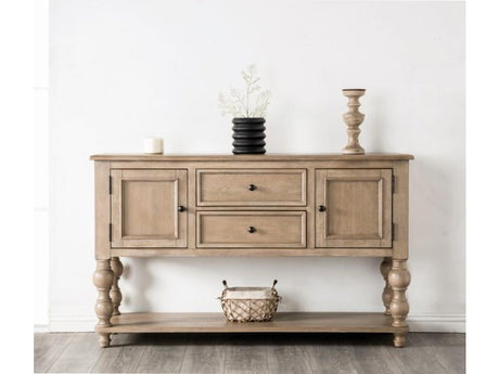 Chesapeake Whitewash Server - Ornate Home