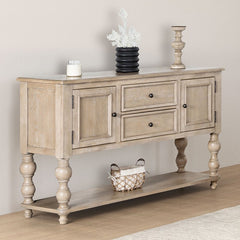 Chesapeake Whitewash Server - Ornate Home