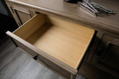 Chesapeake Whitewash Server - Ornate Home