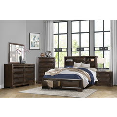 Chesky Espresso California King Platform Bed - Ornate Home
