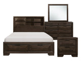 Chesky Warm Espresso 4-piece Queen Bedroom Set - Ornate Home