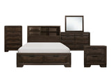 Chesky Warm Espresso 5-Piece Queen Bedroom Set - Ornate Home