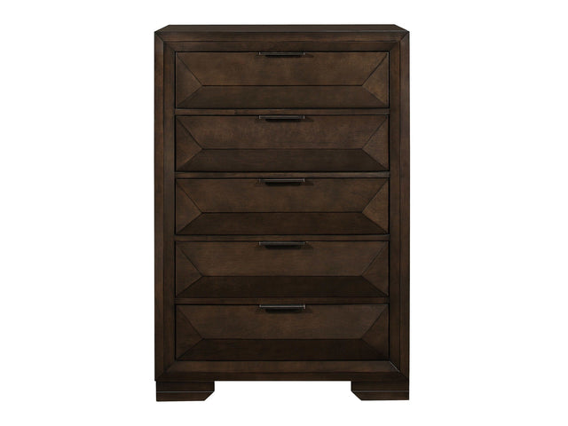 Chesky Warm Espresso Chest - Ornate Home