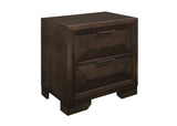 Chesky Warm Espresso Nightstand - Ornate Home