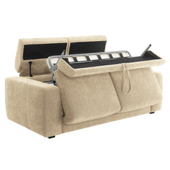 Chesney Beige Sofa W/Sleeper - Ornate Home