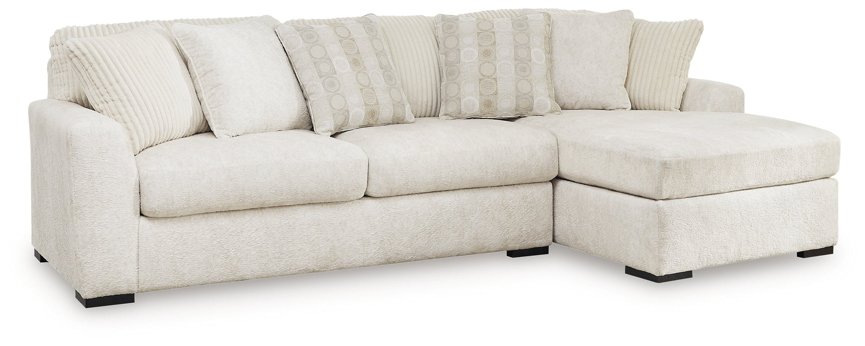 Chessington Ivory 2pc Sectional with Chaise (Online Special Price) - Ornate Home