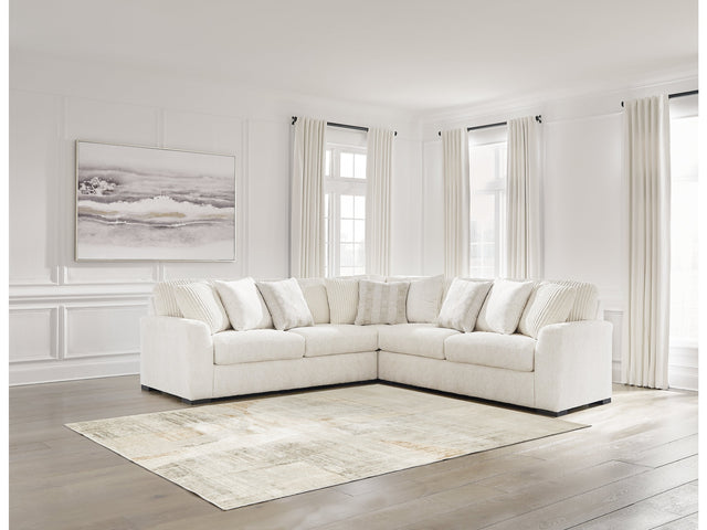 Chessington Ivory 3-Piece Sectional - Ornate Home