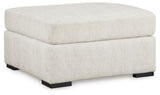 Chessington Ivory 3-Piece Sectional and Ottoman - Ornate Home