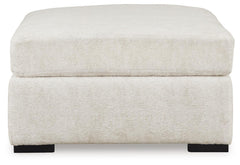 Chessington Ivory 3-Piece Sectional and Ottoman - Ornate Home