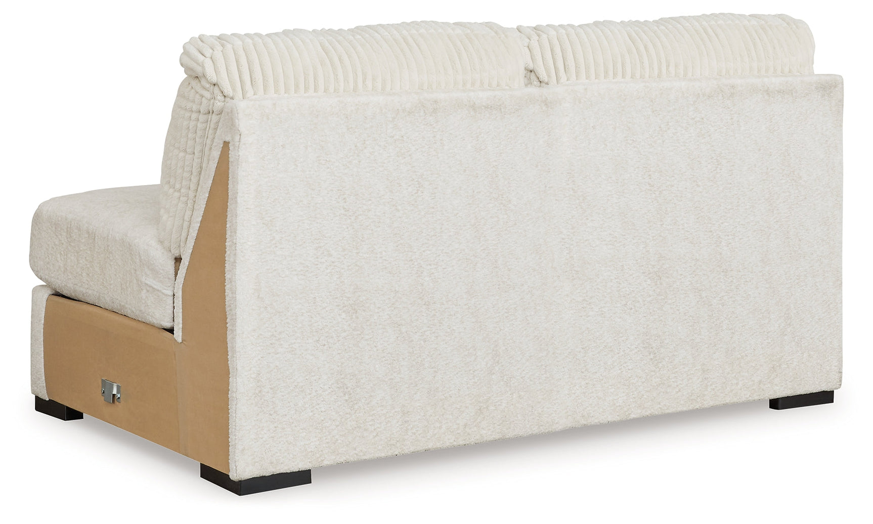 Chessington Ivory 4-Piece Sectional and Oversized Accent Ottoman (Online Special Price) - Ornate Home