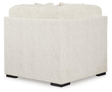 Chessington Ivory 4-Piece Sectional and Oversized Accent Ottoman (Online Special Price) - Ornate Home