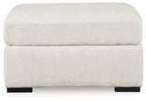 Chessington Ivory 4-Piece Sectional and Oversized Accent Ottoman (Online Special Price) - Ornate Home