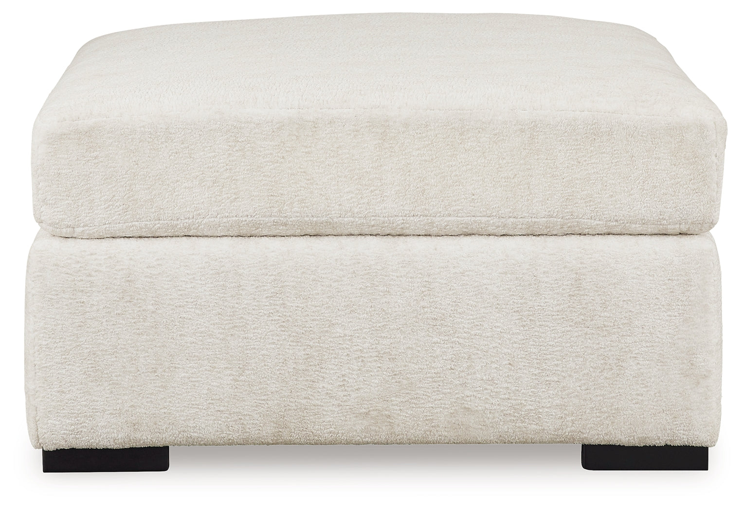 Chessington Ivory 4-Piece Sectional and Oversized Accent Ottoman - Ornate Home