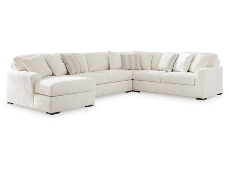Chessington Ivory 4-Piece Sectional with Chaise - Ornate Home