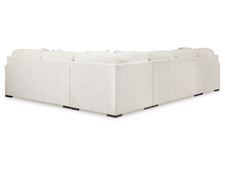 Chessington Ivory 4-Piece Sectional with Chaise - Ornate Home
