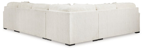 Chessington Ivory 4pc Sectional with Chaise - Ornate Home