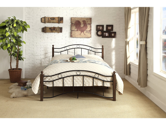 Chester Black Eastern King Bed - Ornate Home