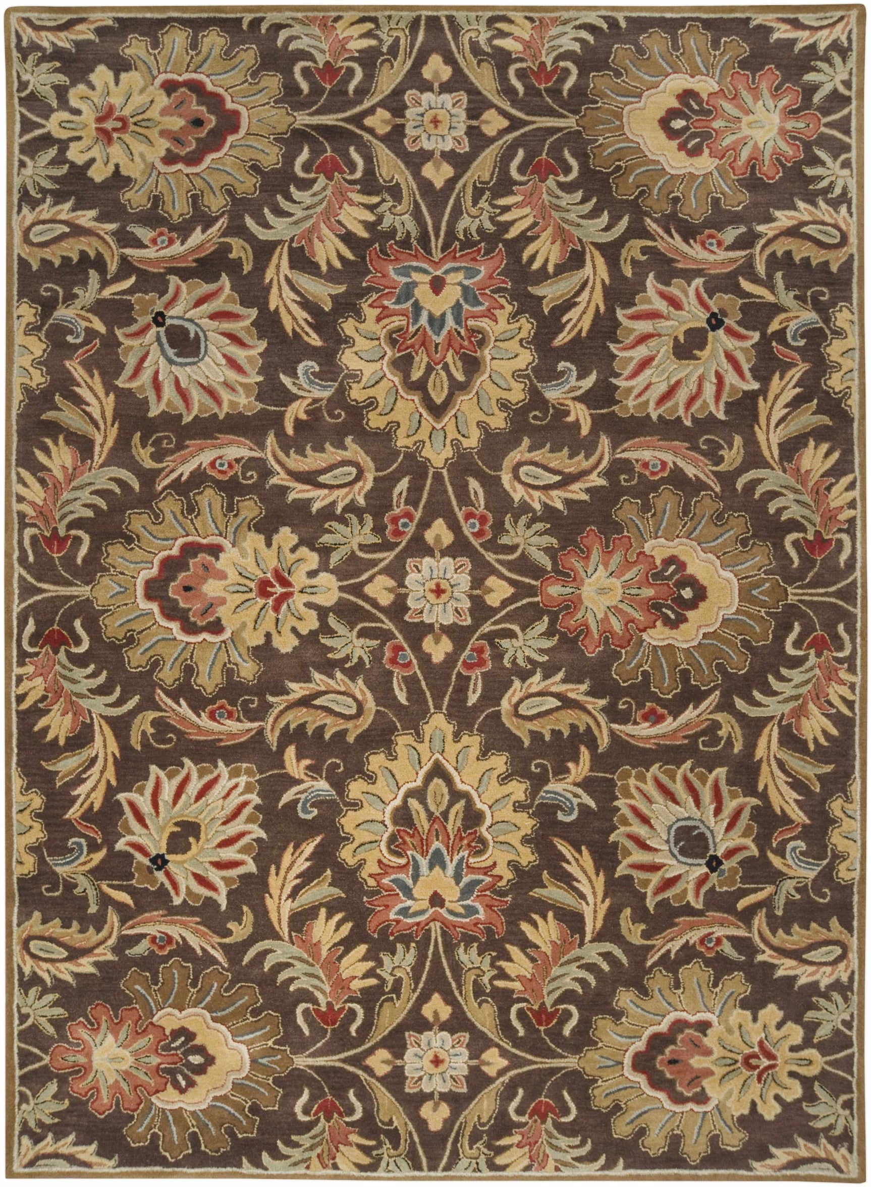 Chesterton 1028 Hand Tufted Brown Wool Rug - Ornate Home