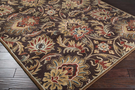 Chesterton 1028 Hand Tufted Brown Wool Rug - Ornate Home