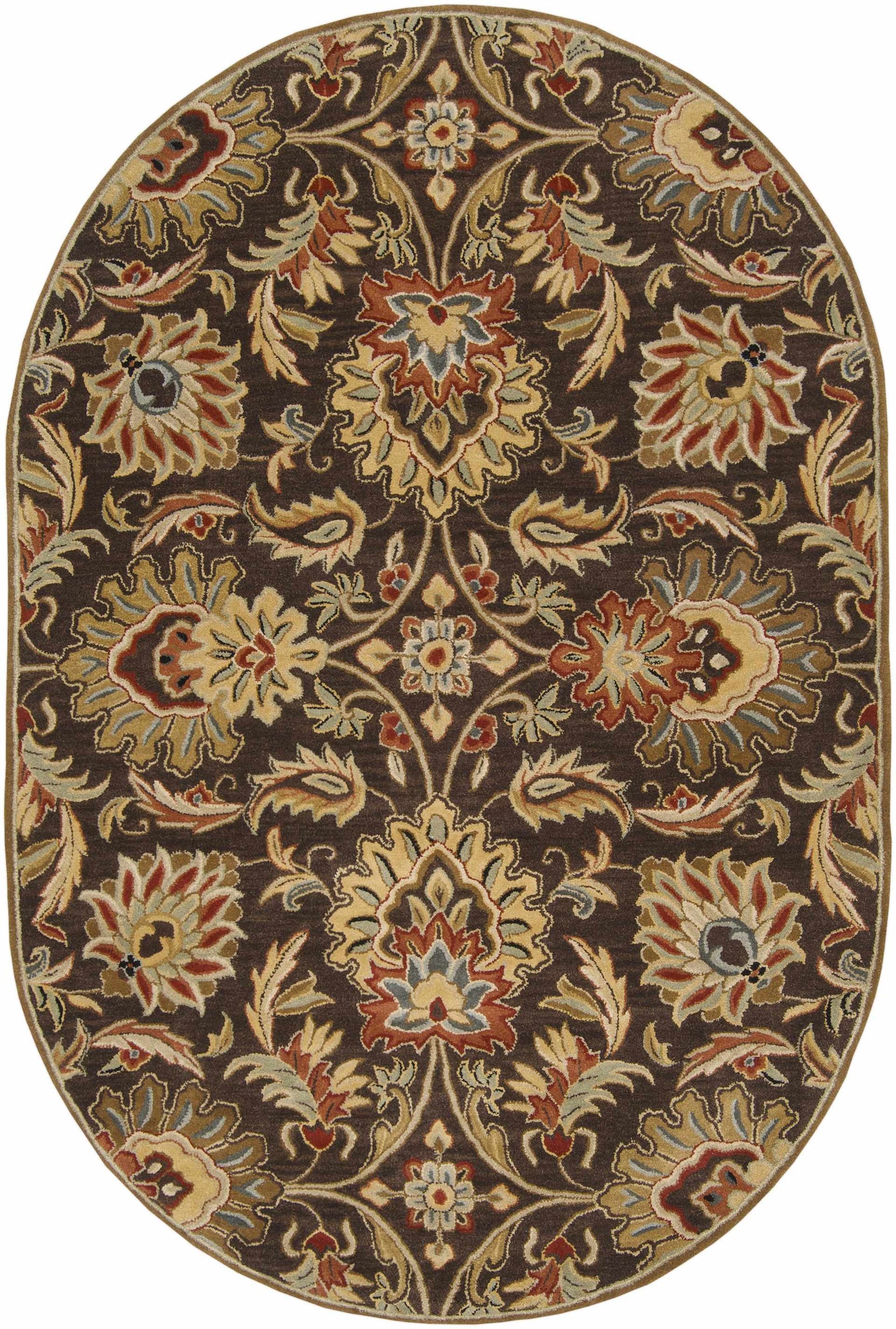 Chesterton 1028 Hand Tufted Brown Wool Rug - Ornate Home