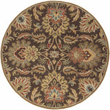 Chesterton 1028 Hand Tufted Brown Wool Rug - Ornate Home