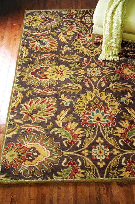 Chesterton 1028 Hand Tufted Brown Wool Rug - Ornate Home