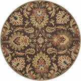 Chesterton 1028 Hand Tufted Brown Wool Rug - Ornate Home
