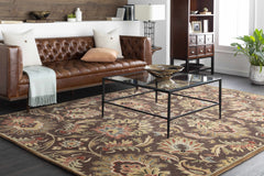 Chesterton 1028 Hand Tufted Brown Wool Rug - Ornate Home