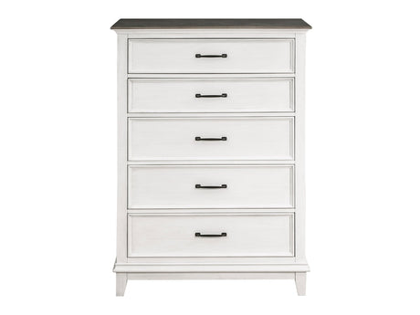 Chesterton Antique White Chest - Ornate Home