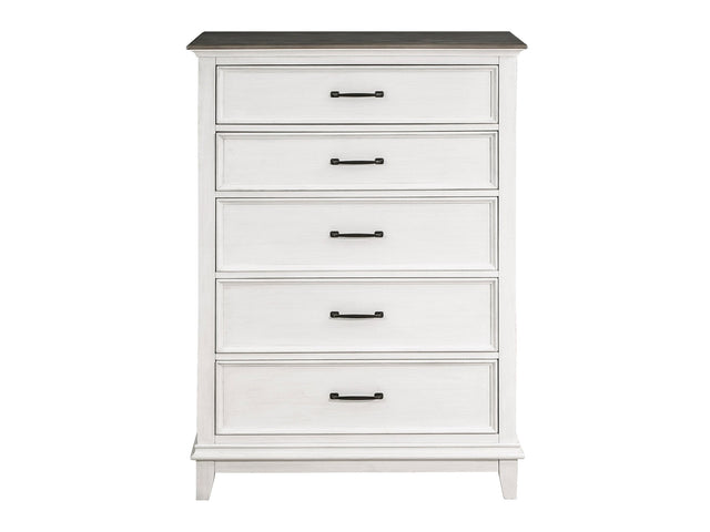 Chesterton Antique White Chest - Ornate Home