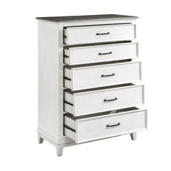 Chesterton Antique White Chest - Ornate Home