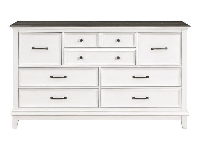 Chesterton Antique White Dresser - Ornate Home