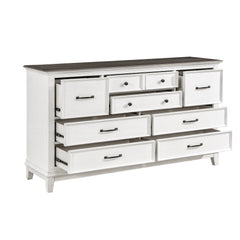 Chesterton Antique White Dresser - Ornate Home