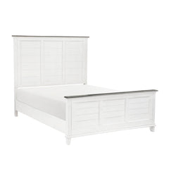 Chesterton Antique White Eastern King Bed - Ornate Home