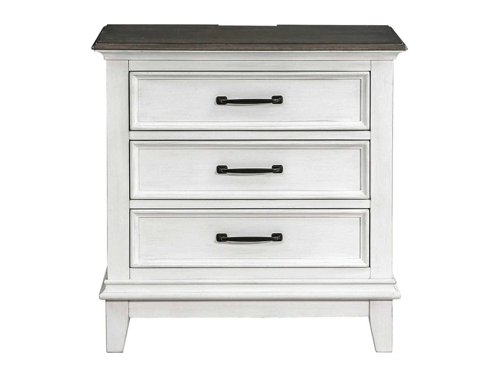 Chesterton Antique White Nightstand - Ornate Home