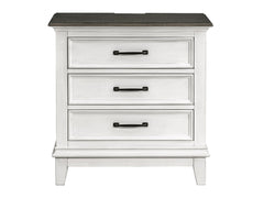 Chesterton Antique White Nightstand - Ornate Home