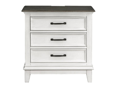 Chesterton Antique White Nightstand - Ornate Home