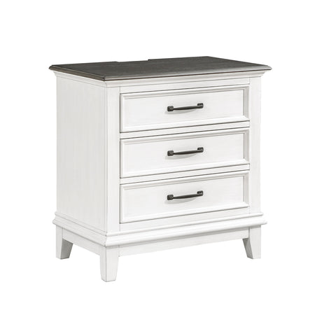 Chesterton Antique White Nightstand - Ornate Home