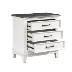 Chesterton Antique White Nightstand - Ornate Home