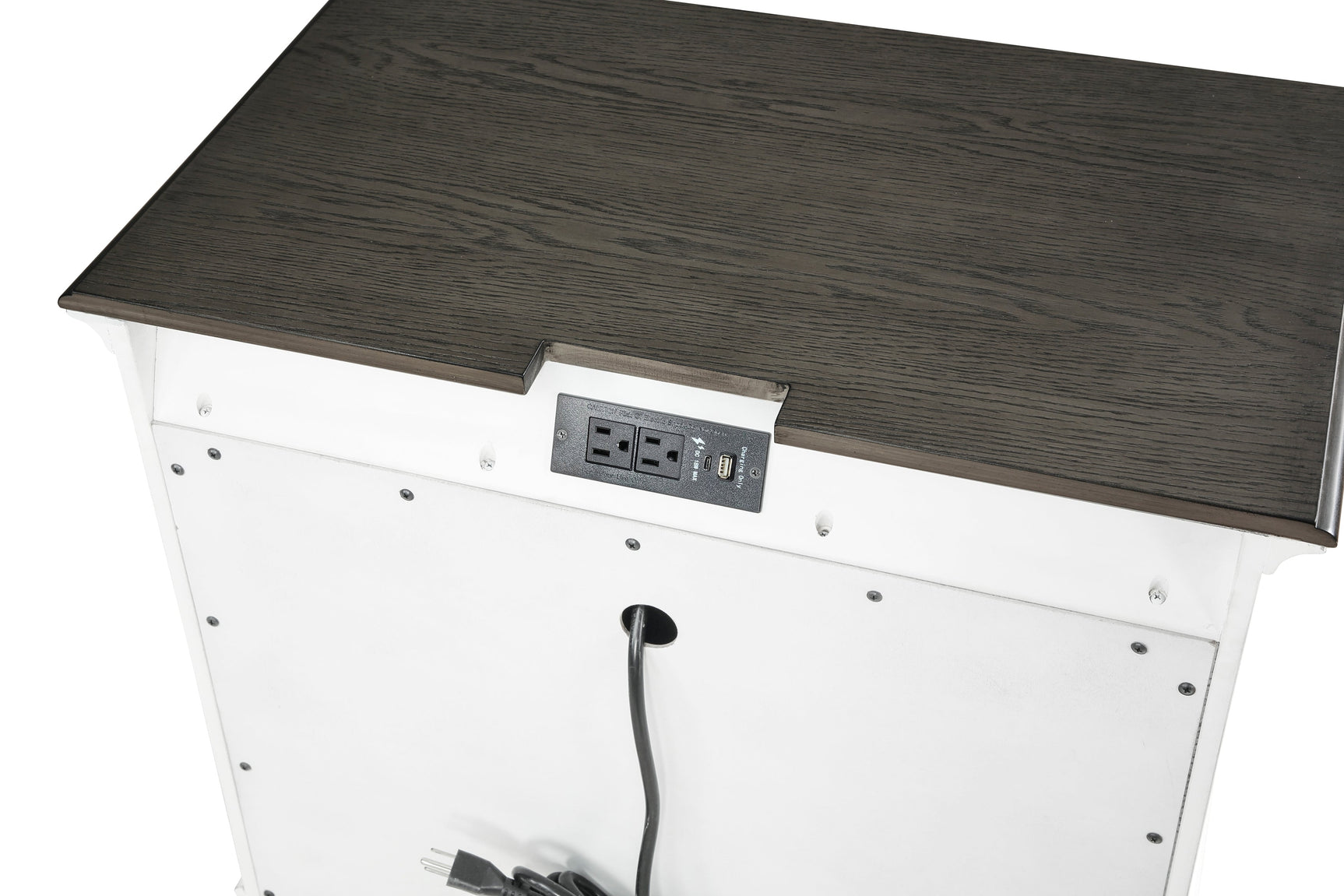 Chesterton Antique White Nightstand - Ornate Home