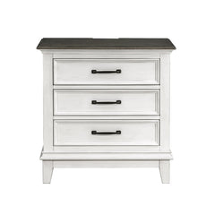 Chesterton Antique White Nightstand - Ornate Home