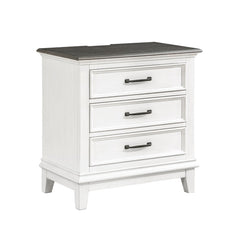 Chesterton Antique White Nightstand - Ornate Home