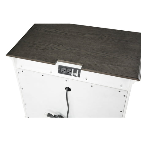 Chesterton Antique White Nightstand - Ornate Home