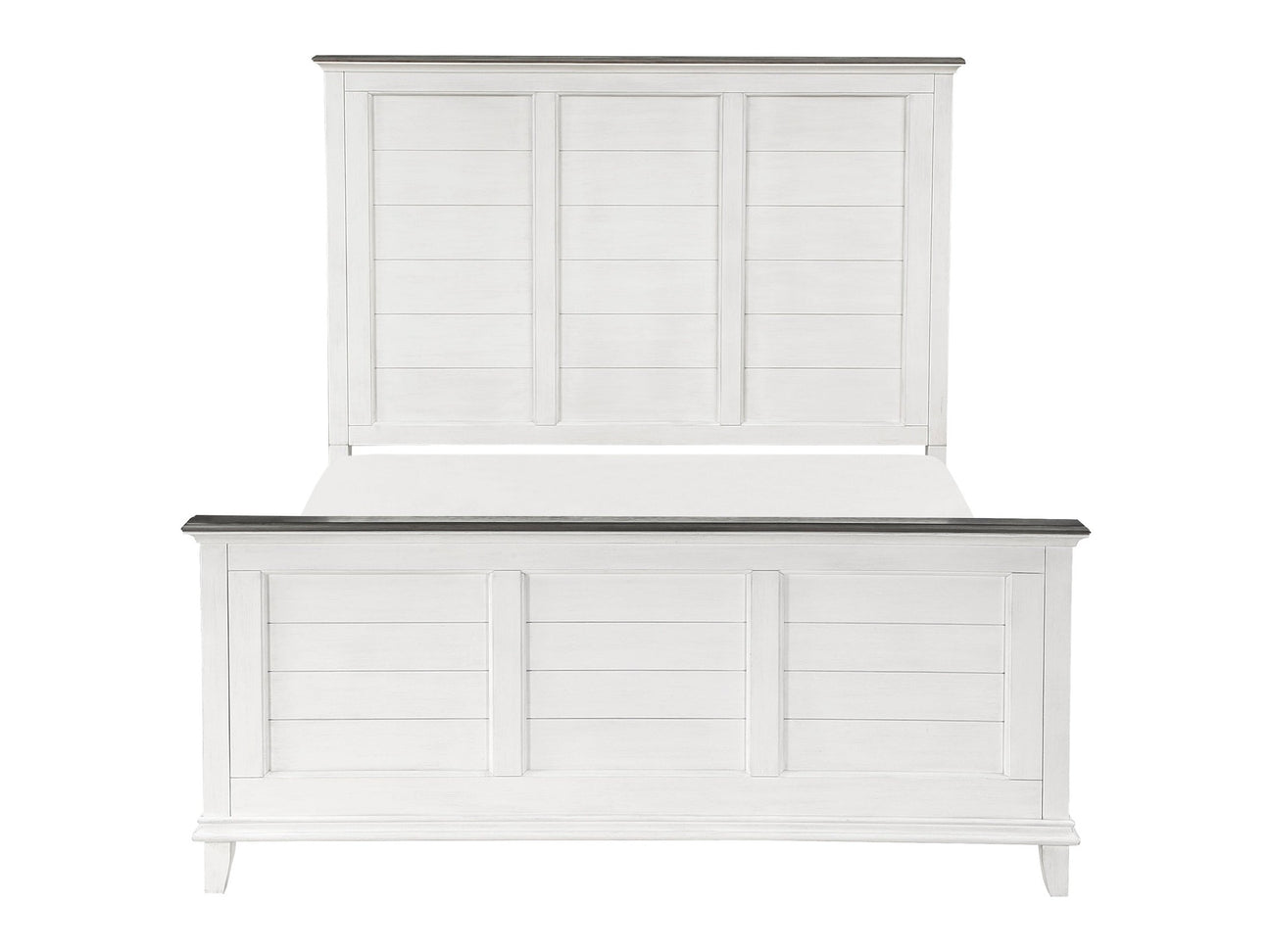 Chesterton Antique White Queen Bed - Ornate Home